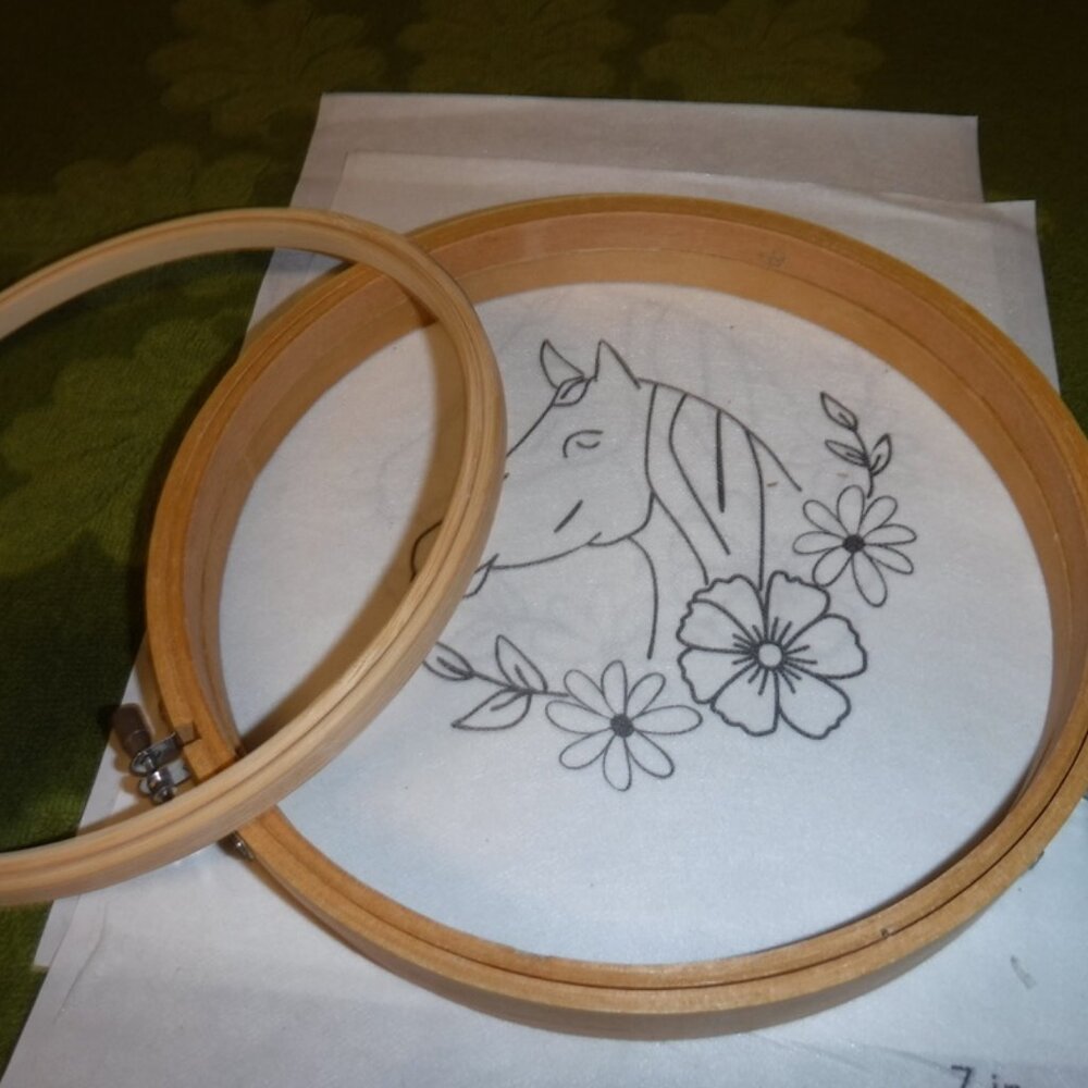 ASSORTED EMBRODERY/CREWEL/CROSS-STITCH SUPPLIES